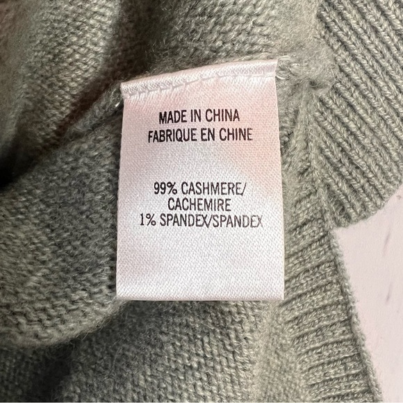 Theory | sage green poncho style sweater | cashmere - Picture 6 of 9